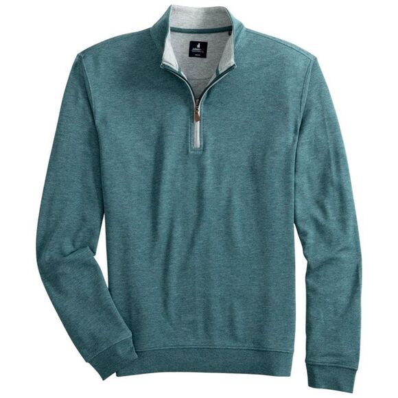 johnnie-O Mens Sully 1/4 Zip Pullover, Mackerel (US, Alpha, Medium, Regular, - Picture 1 of 1